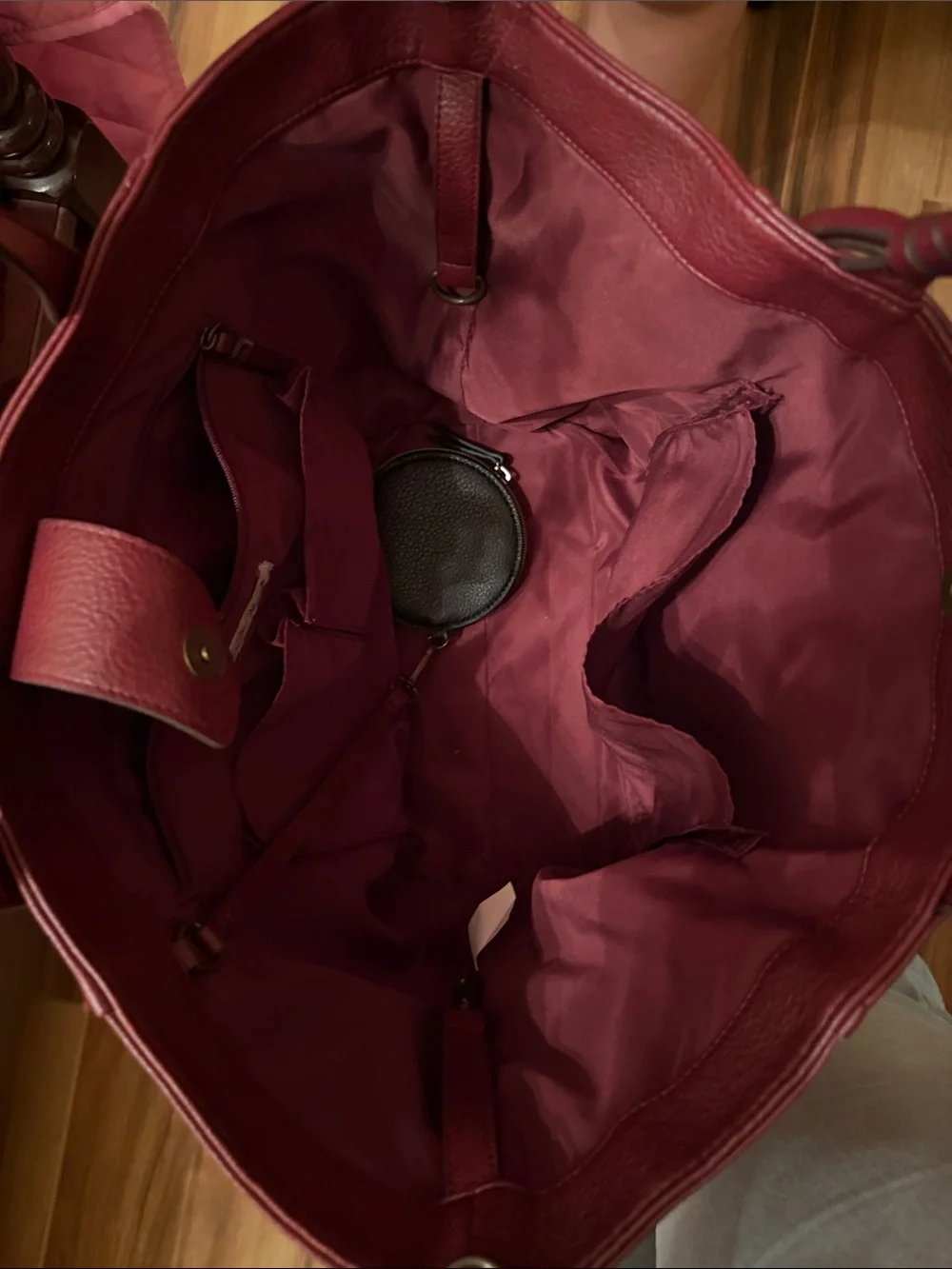 The Pioneer Woman Wine Red Tote Bag